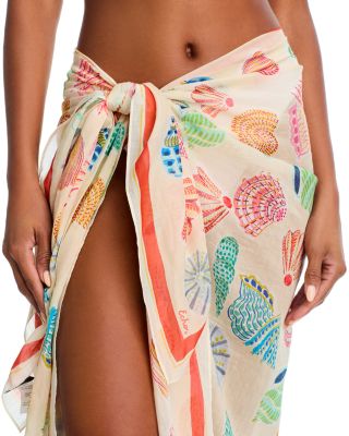 Sea Shells Sarong Swim Cover-Up