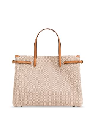 Antibes Medium VLogo Canvas Shopping Convertible Tote Bag