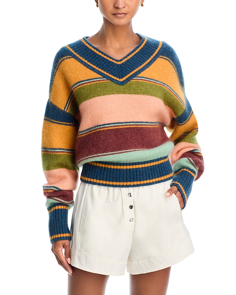 Alemais Dusk V Neck Sweater In Multi