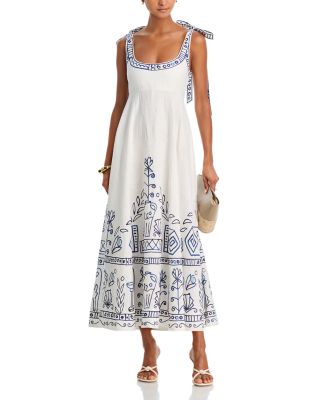 Leela Ballet Linen Sundress