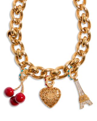 Charm Necklace, 16.5"