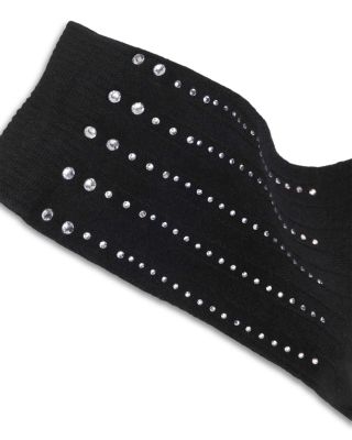 Rhinestone Cotton Socks