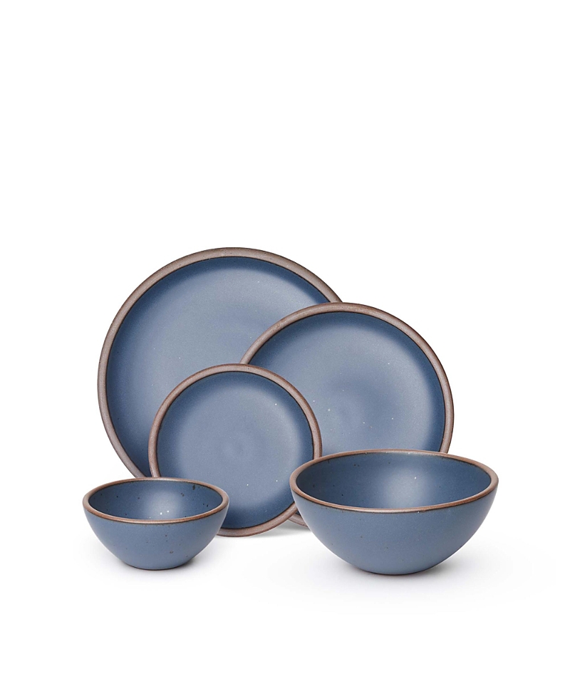 East Fork Pottery East Fork Potter's Dinner Set In Blue