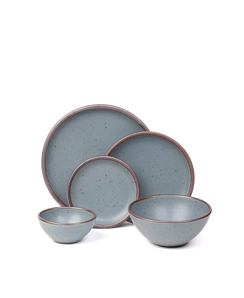 East Fork Pottery East Fork Potter's Dinner Set In Gray