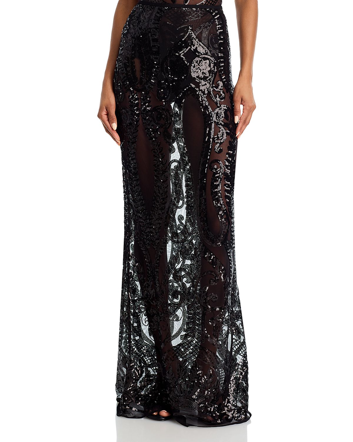 Norma Kamali Obie Maxi Skirt Swim Cover-Up