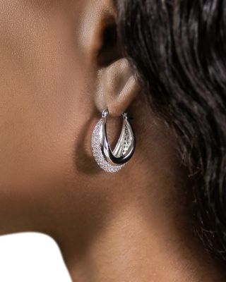 Philina Cubic Zirconia Hoop Earrings