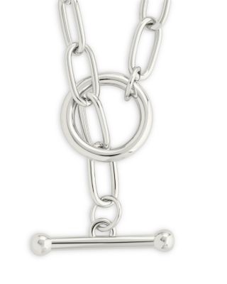Ledger Paperclip Chain Necklace, 16"