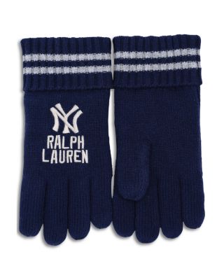 Yankees Fleece Lined Knit Gloves