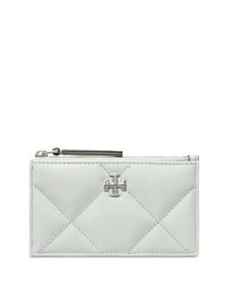 Kira Diamond Quilt Zip Card Case