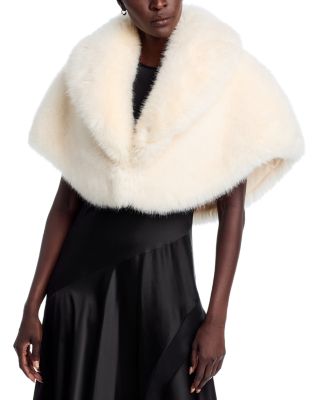 The Adrienne Faux Fur Capelet