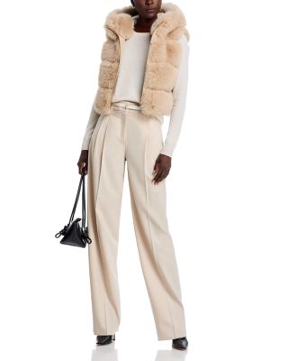 The Landau Faux Fur Vest