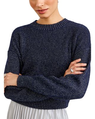Metallic Threaded Sweater