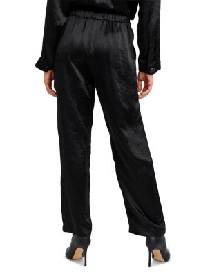 Textured Pull On Pants