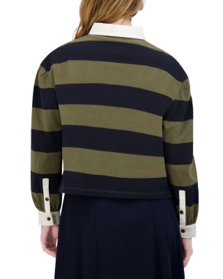 Balloon Sleeve Polo Tee