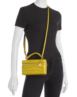 Jana Mini Leather Top Handle Crossbody Bag