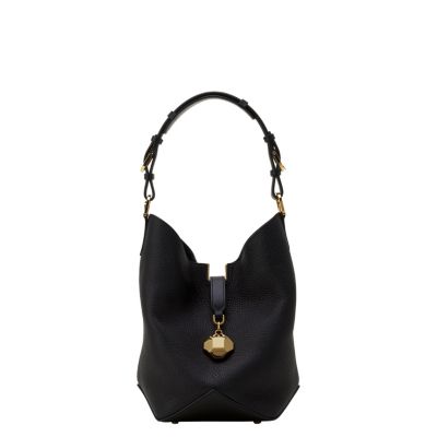 Catch By  Medium Leather Bucket Bag