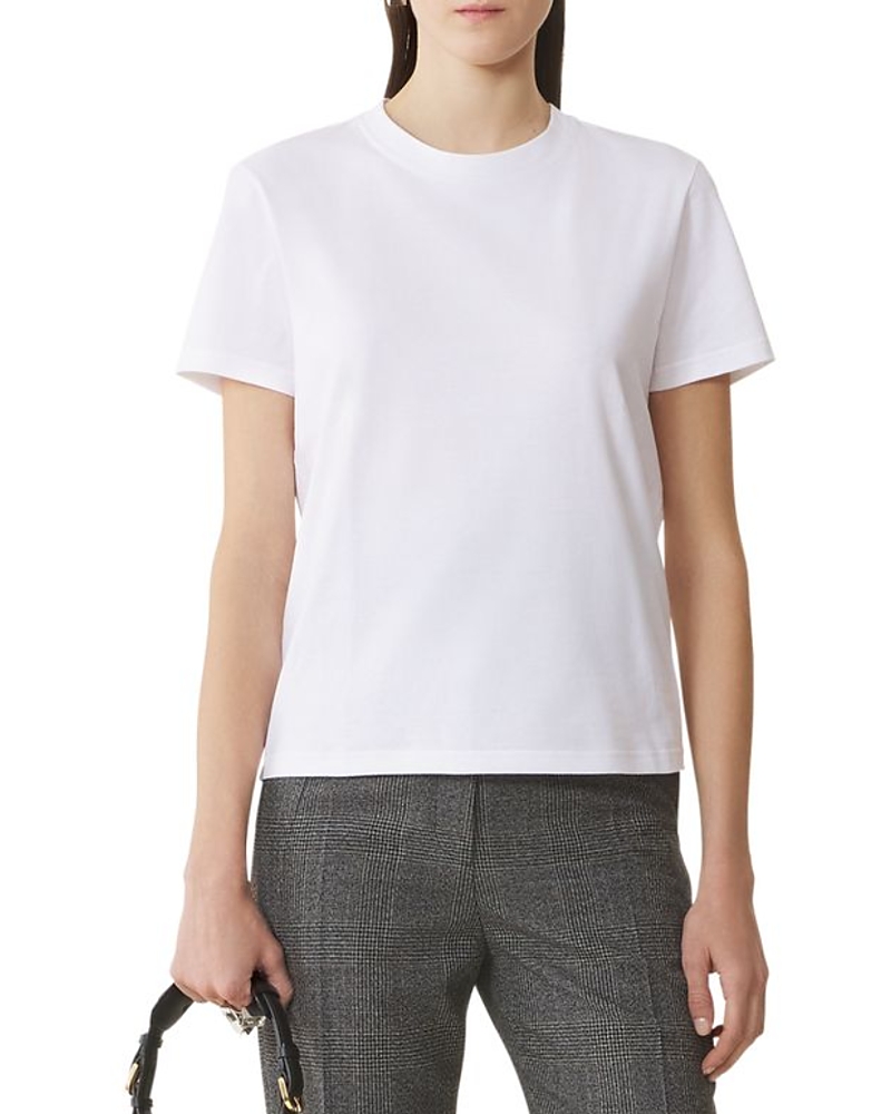 Lanvin Cotton T-Shirt with Ribbon Detail