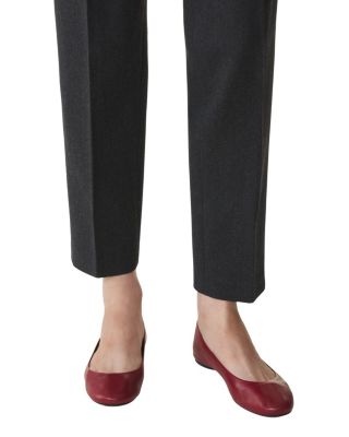  Women's The Ballerina Flat In Leather