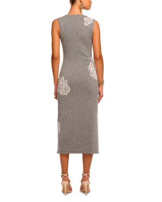 Luciana Lace Appliqu&amp;eacute; Midi Dress