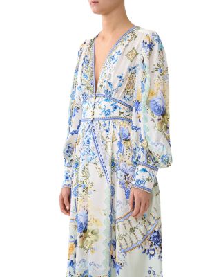 Silk Shaped Waistband Dress