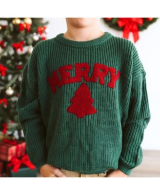 Boys' Merry Patch Christmas Knit Sweater - Baby, Little Kid