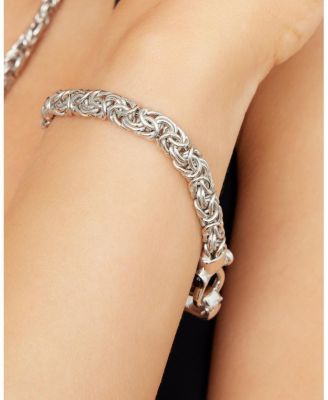 Sterling Silver Byzantine Artisan Bracelet