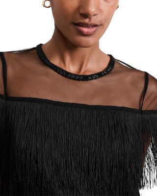 Viola Fringe Mini Dress
