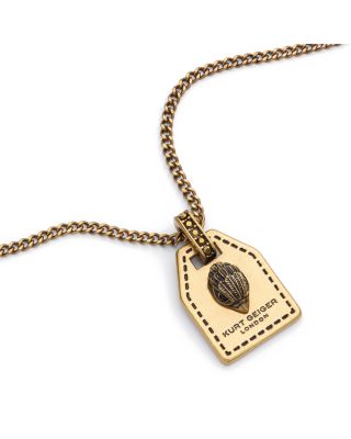 Signature Eagle Tag Pendant Necklace, 16"-18" 