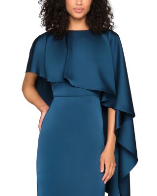 Karis Cape Column Gown