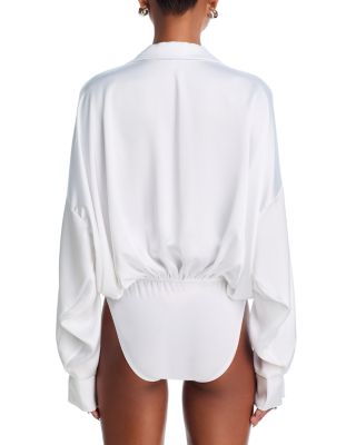 Collared Shirt Bodysuit
