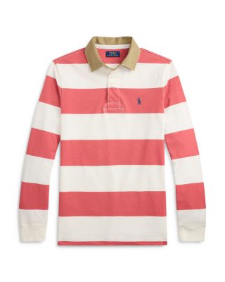 Classic Fit Khaki Collar Rugby Shirt