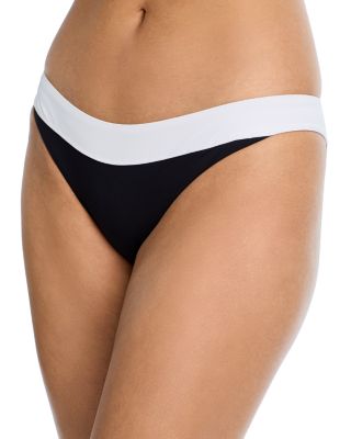 Color Blocked Bandeau Bikini Top & Color Blocked Basic Bikini Bottom - Exclusive