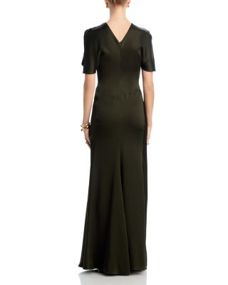 Draped Waist Gown