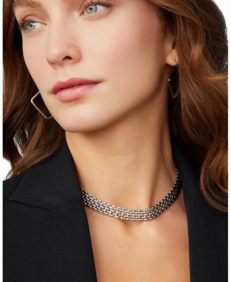  Sterling Silver The Panther Necklace, 18"