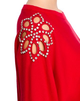 Embellished Crewneck Sweater