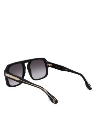 Chain Rectangular Sunglasses, 53mm