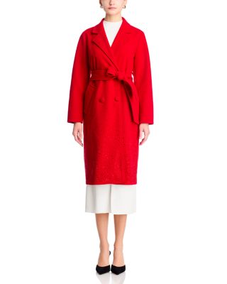 Embellished Double Breasted Coat