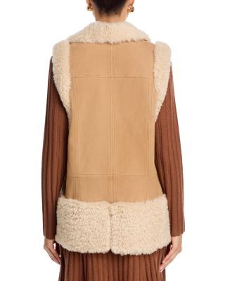 Salty Airy Shearling Vest