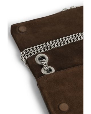 Rock II Suede Leather Clutch