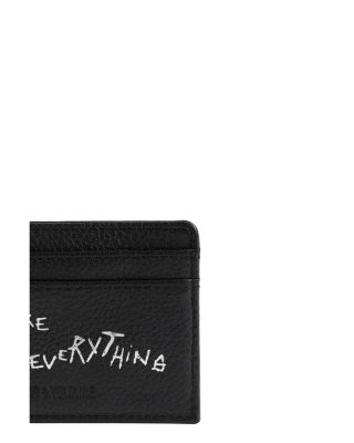 ZV Pass Graffiti Leather Card Holder
