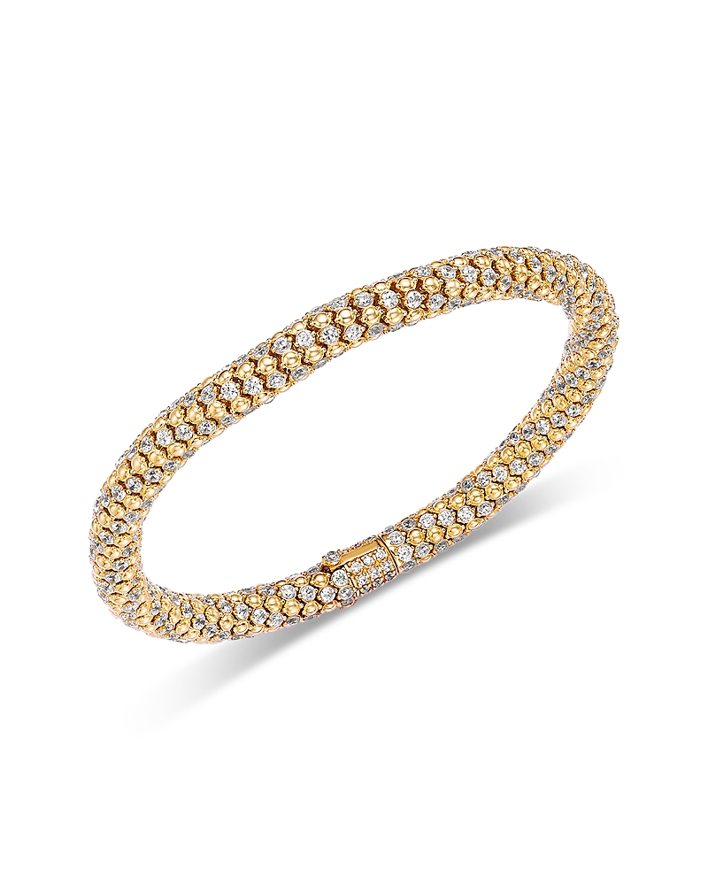 Bloomingdale's Fine Collection Diamond Beaded Bracelet In 14k Yellow Gold, 5.5 Tcw In Gold