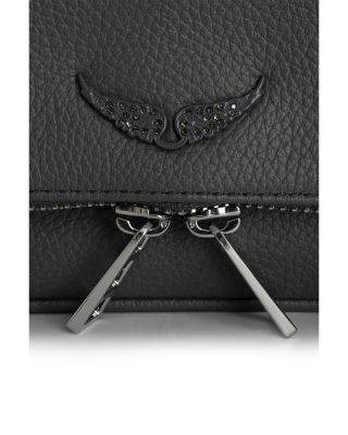 Rock Nano Grained Leather Crossbody