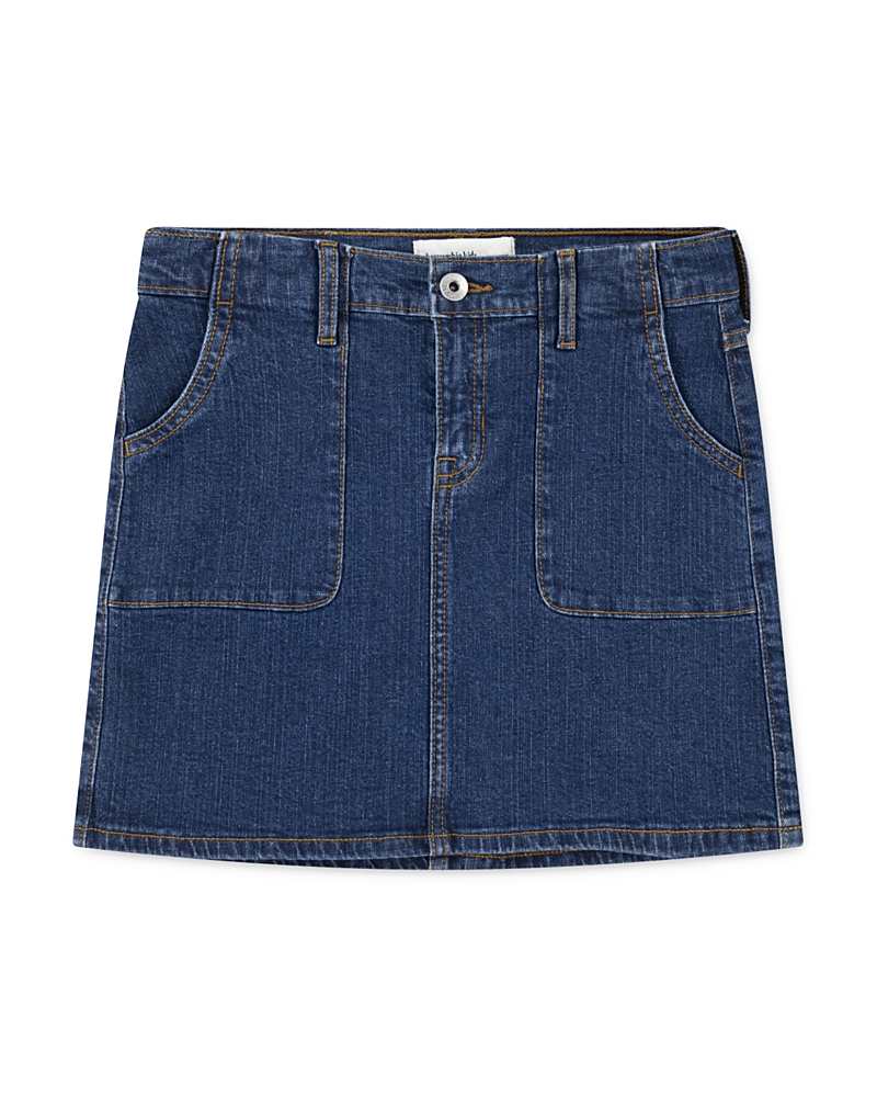 Abercrombie Girls Denim Mini Skirt In Blue