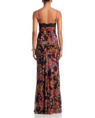 Susanna Lace Trim Slip Dress