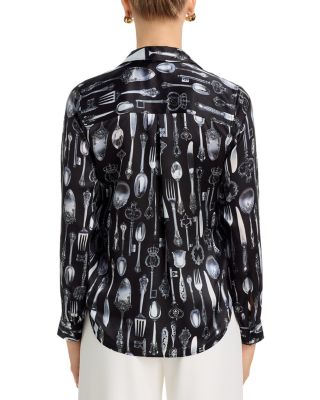 Tyler Silk Printed Blouse
