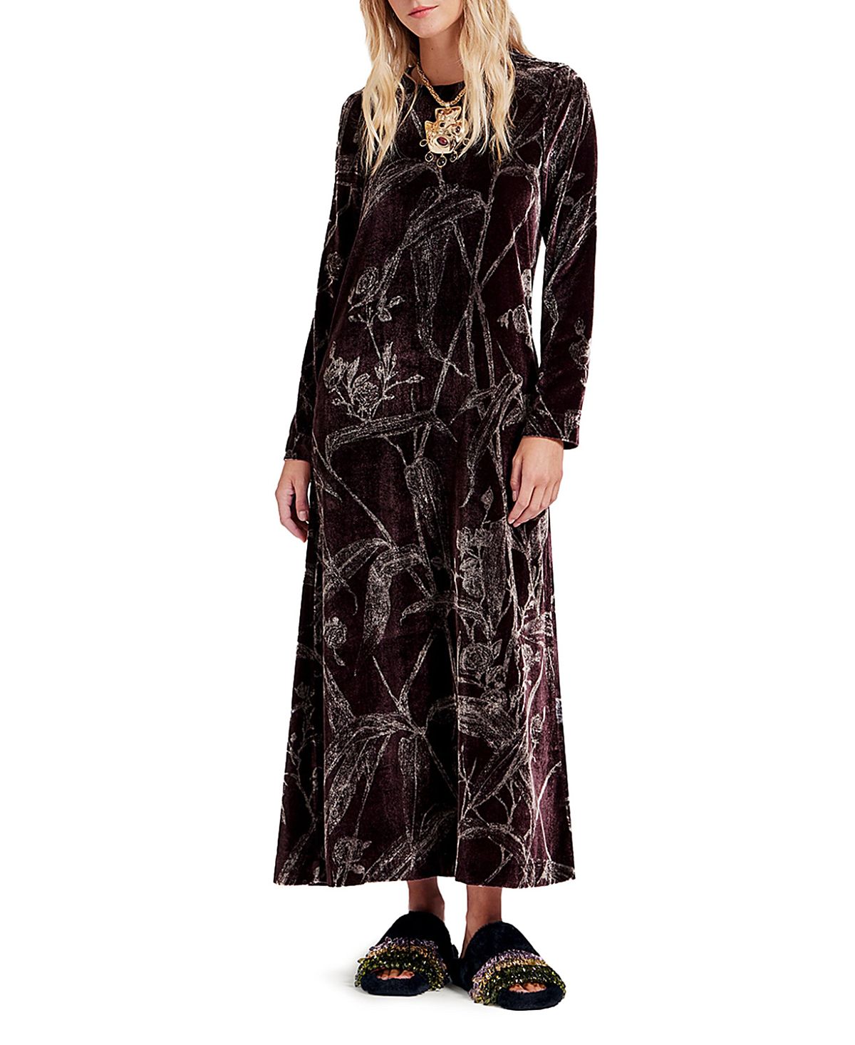La Doublej Long Sleeve Swing Dress