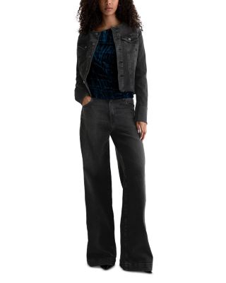 Robyn Collarless Denim Jacket 