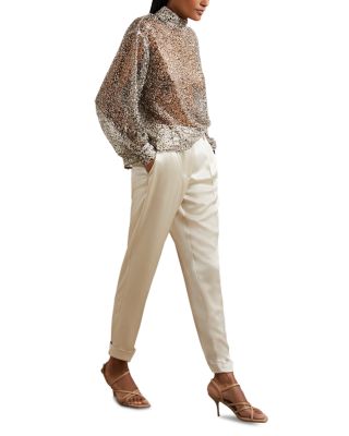 Sienna High Neck Embellished Top