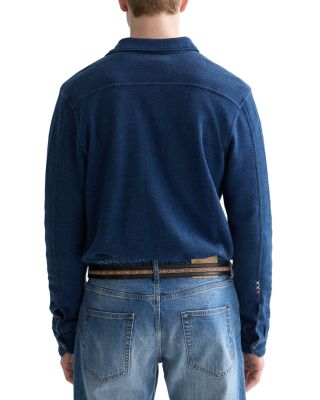 Textured Button Front Shirt