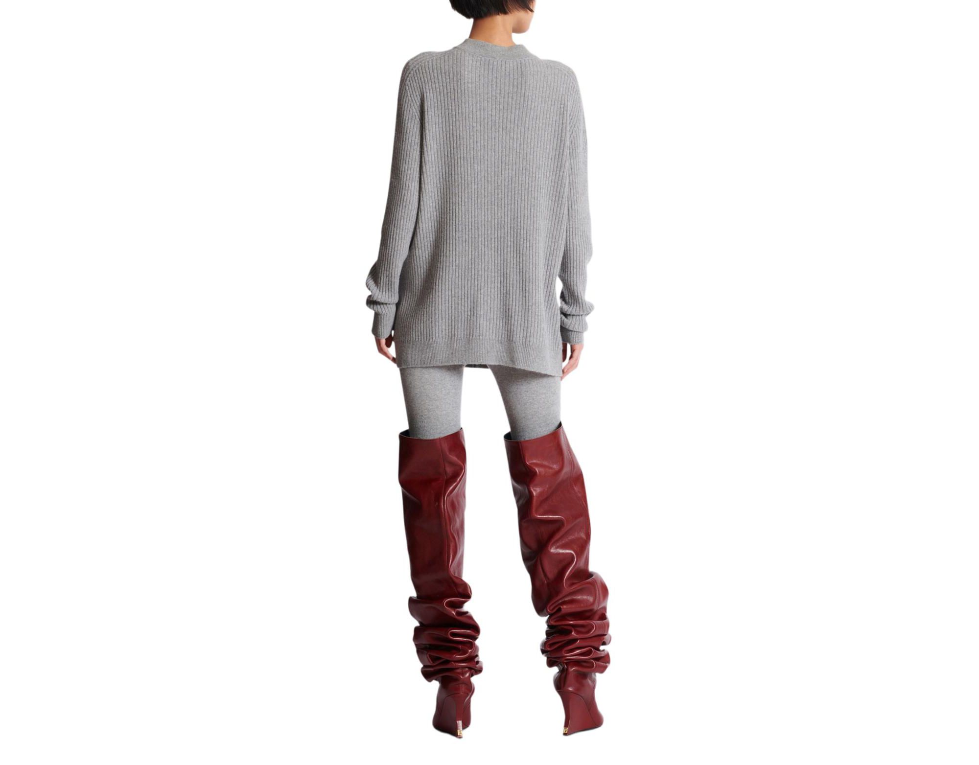 Buttoned Cashmere Cardigan — Image 3